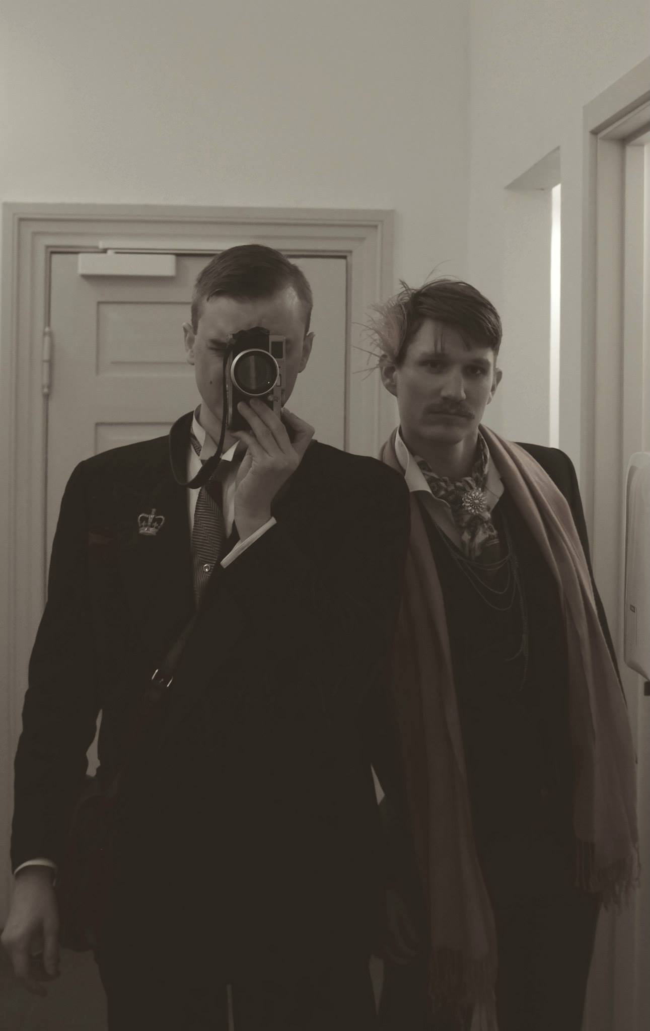 Verro the paparazzi and Kristian Strato. Portrait. Photo- CC-BY Petter Karlsson